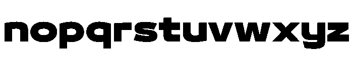 29LTBukra WideBlack Instance Font LOWERCASE
