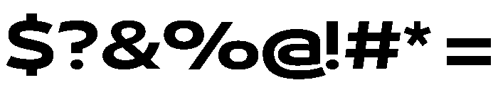 29LTBukra WideBold Instance Font OTHER CHARS