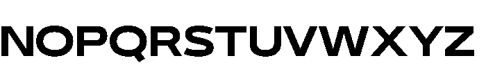 29LTBukra WideBold Instance Font UPPERCASE
