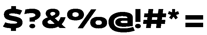 29LTBukra WideExtraBold Instance Font OTHER CHARS
