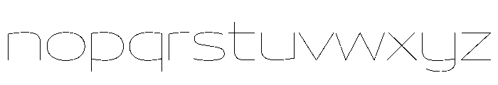 29LTBukra WideHairline Instance D4d35e0a Font LOWERCASE