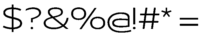 29LTBukra WideLight Instance Font OTHER CHARS