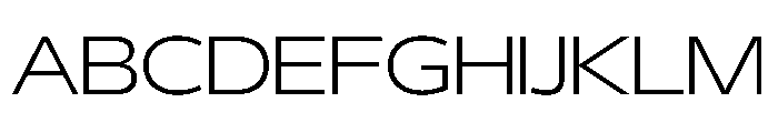 29LTBukra WideLight Instance Font UPPERCASE