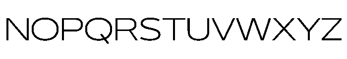 29LTBukra WideLight Instance Font UPPERCASE
