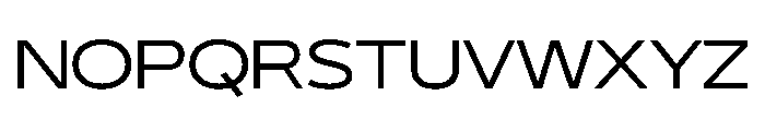 29LTBukra WideRegular Instance Font UPPERCASE