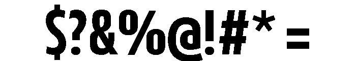 29LTBukraCond Bold Font OTHER CHARS