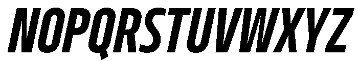 29LTBukraCond BoldSlanted Font UPPERCASE