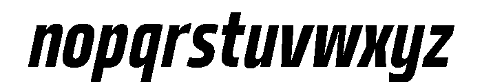 29LTBukraCond BoldSlanted Font LOWERCASE