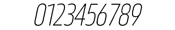 29LTBukraCond ExtraLightSlanted Font OTHER CHARS