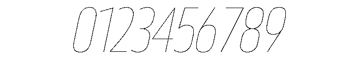 29LTBukraCond HairlineSlanted Font OTHER CHARS