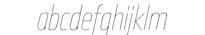 29LTBukraCond HairlineSlanted FONT