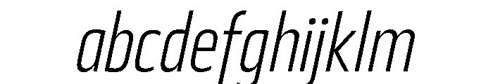 29LTBukraCond LightSlanted FONT