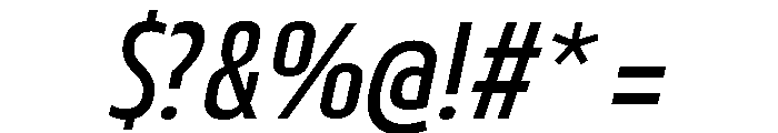 29LTBukraCond MediumSlanted Font OTHER CHARS
