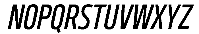29LTBukraCond MediumSlanted Font UPPERCASE