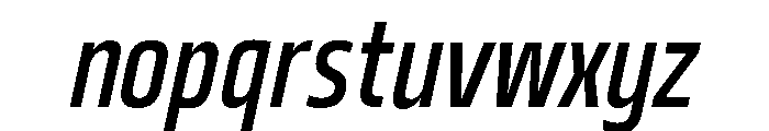 29LTBukraCond MediumSlanted Font LOWERCASE