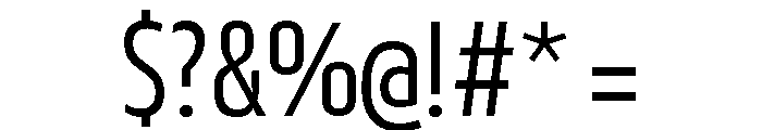 29LTBukraCond Regular Font OTHER CHARS