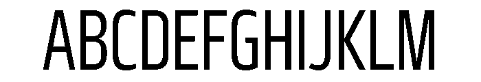 29LTBukraCond Regular Font UPPERCASE