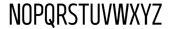 29LTBukraCond Regular Font UPPERCASE