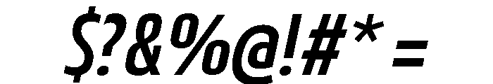 29LTBukraCond SemiBoldSlanted Font OTHER CHARS