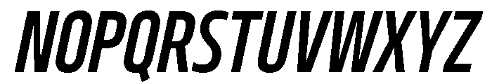 29LTBukraCond SemiBoldSlanted Font UPPERCASE