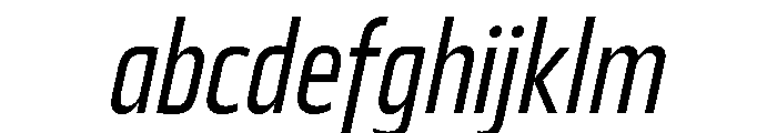29LTBukraCond Slanted FONT