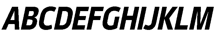 29LTBukraSemiCond BoldSlanted Font UPPERCASE