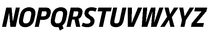 29LTBukraSemiCond BoldSlanted Font UPPERCASE