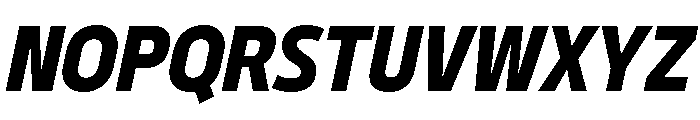 29LTBukraSemiCond ExtraBoldSlanted Font UPPERCASE