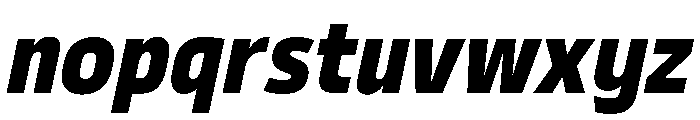 29LTBukraSemiCond ExtraBoldSlanted Font LOWERCASE