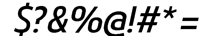 29LTBukraSemiCond MediumSlanted Font OTHER CHARS