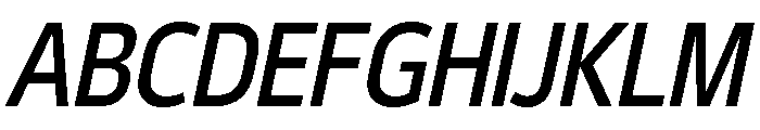 29LTBukraSemiCond MediumSlanted Font UPPERCASE