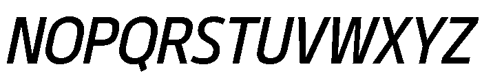 29LTBukraSemiCond MediumSlanted Font UPPERCASE