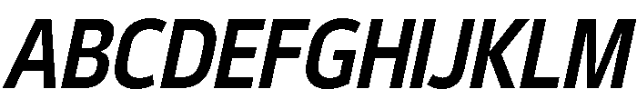 29LTBukraSemiCond SemiBoldSlanted Font UPPERCASE