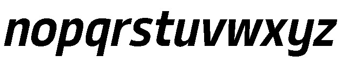 29LTBukraSemiCond SemiBoldSlanted Font LOWERCASE