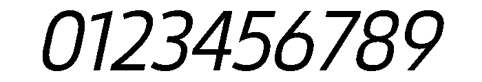 29LTBukraSemiCond Slanted Font OTHER CHARS