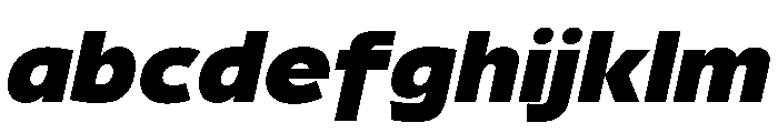 29LTBukraSemiWide BlackSlanted FONT