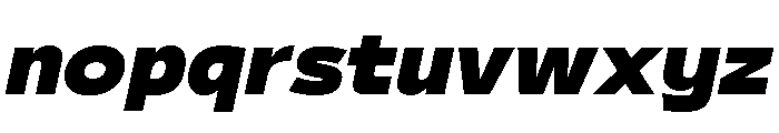 29LTBukraSemiWide BlackSlanted Font LOWERCASE