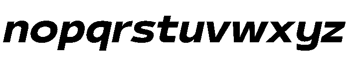 29LTBukraSemiWide BoldSlanted Font LOWERCASE