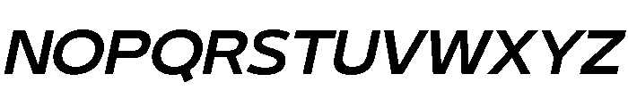 29LTBukraSemiWide SemiBoldSlanted Font UPPERCASE