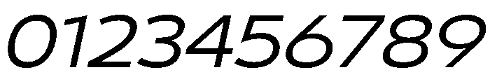29LTBukraSemiWide Slanted Font OTHER CHARS
