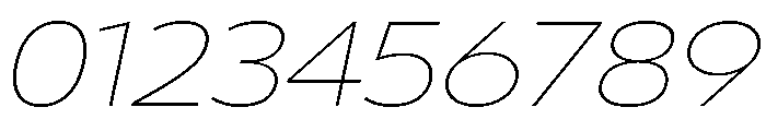 29LTBukraSemiWide ThinSlanted Font OTHER CHARS