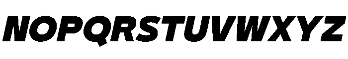 29LTBukraSlanted Black Instance Font UPPERCASE