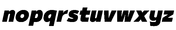 29LTBukraSlanted Black Instance Font LOWERCASE