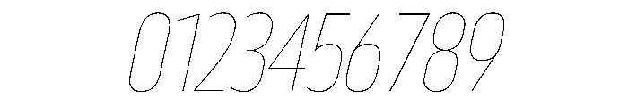 29LTBukraSlanted CondBold Instance Font OTHER CHARS