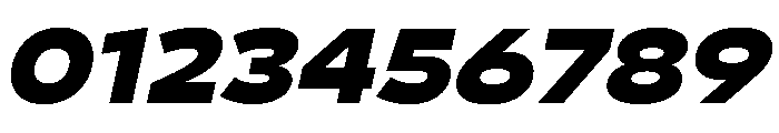 29LTBukraSlanted SemiWideBlack Instance Font OTHER CHARS