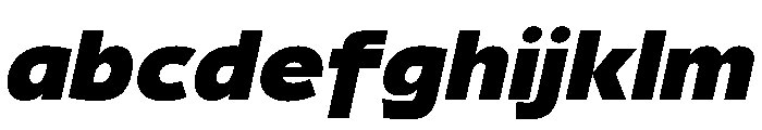 29LTBukraSlanted SemiWideBlack Instance FONT