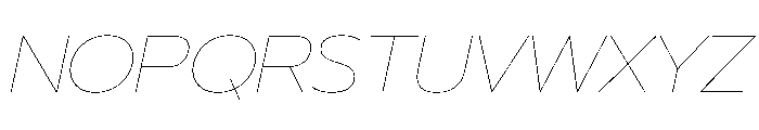 29LTBukraSlanted SemiWideBold Instance Font UPPERCASE