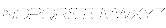 29LTBukraSlanted WideBold Instance Font UPPERCASE
