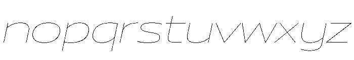 29LTBukraSlanted WideBold Instance Font LOWERCASE