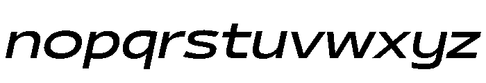 29LTBukraWide MediumSlanted Font LOWERCASE